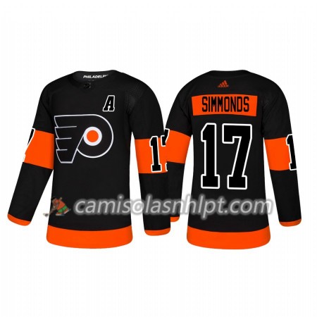 Camisola Philadelphia Flyers Wayne Simmonds 17 Adidas 2018-2019 Alternate Authentic - Homem